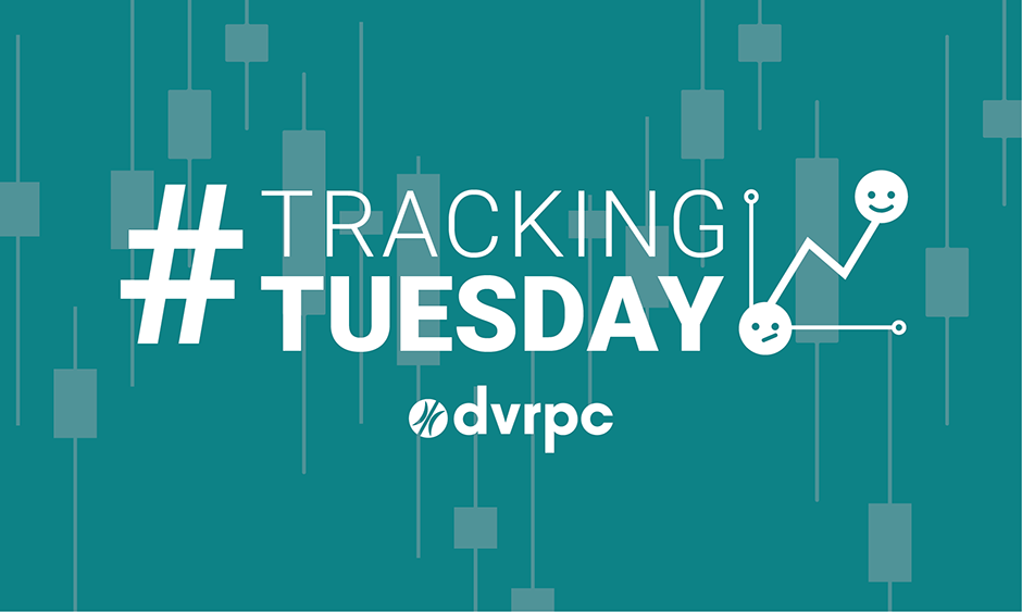 The logo for DVRPC's #TrackingTuesday