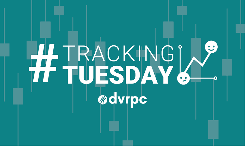 Logo for DVRPC's #TrackingTuesday