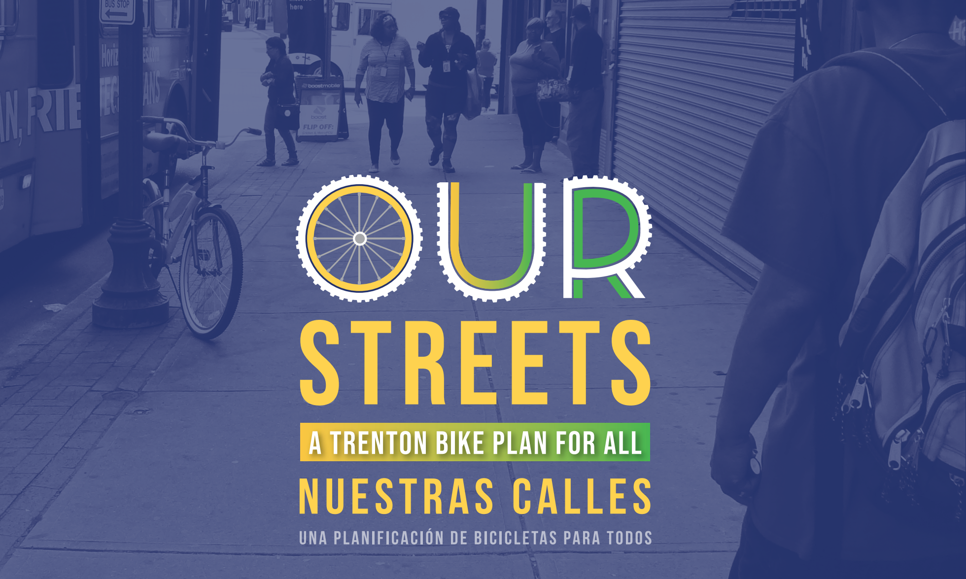 Report cover for Our Streets: A Trenton Bike Plan for All