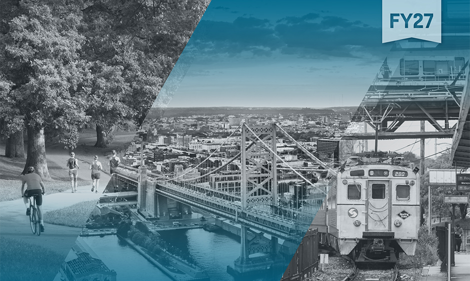 A photo collage from the cover of the Work Program document