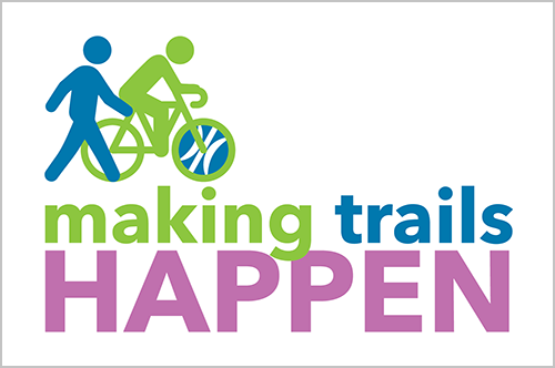 Logo for the Regional Trails Program "Making Trails Happen"